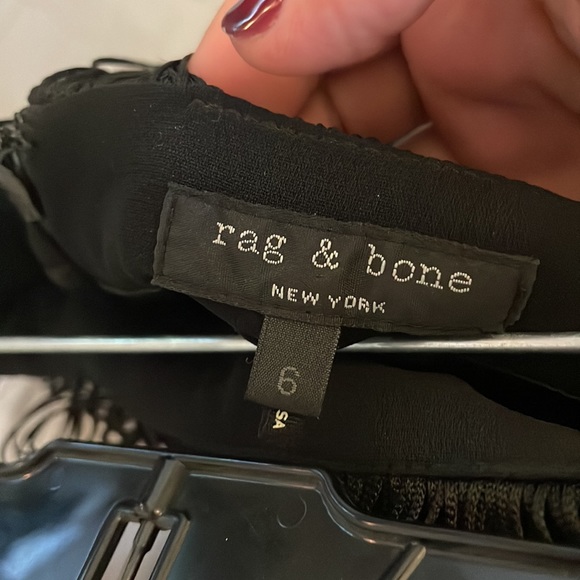 RAG AND BONE FRINGE MINI SKIRT - Picture 3 of 3